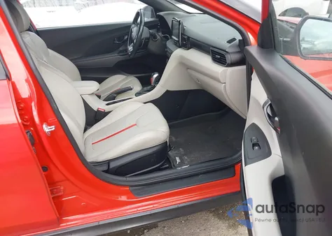 2019 Hyundai Veloster Turbo Ultimate из США, поврежденный, VIN KMHTH6AB1KU011282